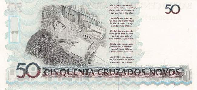 50 Cruzados Novos 1989